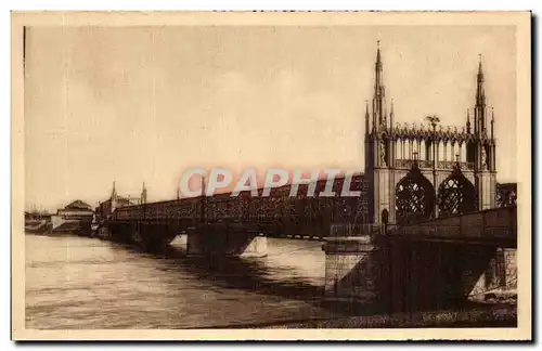 Cartes postales Strasbourg Pont Du chemin De Fer Sur Le Rhin