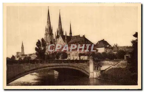 Cartes postales Strasbourg Eglise Saint Paul Et Cathedrale