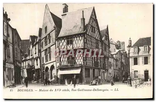 Cartes postales Bourges Maison Du Rue Guillaume Dellevoysin
