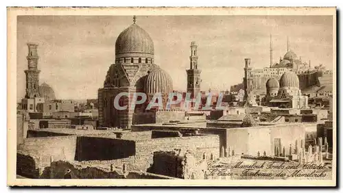 Cartes postales egypte Le Caire Tombeaux des mamelouks