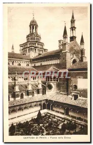 Cartes postales Certosa Di Pavia Fianco della Chiesa