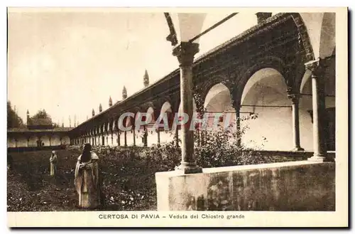 Ansichtskarte AK Certosa Di Pavia Veduta del Chiostro grande