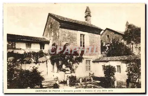 Cartes postales Certosa Di Pavia Chiostro grande Veduta di una delle celle