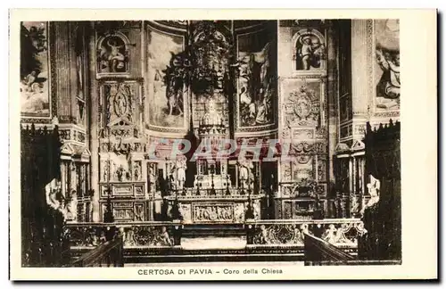 Cartes postales Certosa Di Pavia Coro dells Chiesa