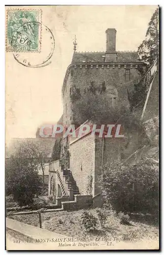 Cartes postales Le Mont St Michel Le Logis Thiplaine Maison de Duguesclin