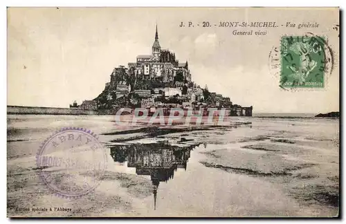 Cartes postales Mont Saint Michel Vue generale