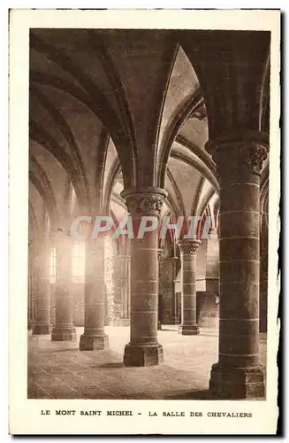 Cartes postales Le Mont Saint Michel La Salle Des Chevaliers