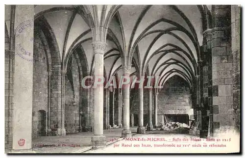 Cartes postales Mont Saint Michel Salle Des Hotes