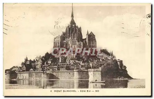 Cartes postales Mont Saint Michel Cote Est