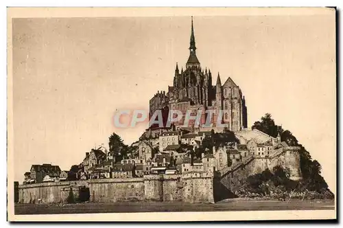 Ansichtskarte AK La Douce France Le Mont St Michel Vue Generale Cote Nord Est