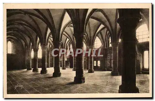 Ansichtskarte AK La Douce France Le Mont St Michel Abbaye Salle Des Chevaliers