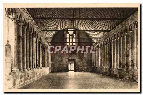 Ansichtskarte AK La Douce France Le Mont St Michel Abbaye Refectoire Des Moines