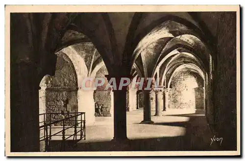 Cartes postales Le Douce France Le Mont St MIchel Abbaye Le Promenoir