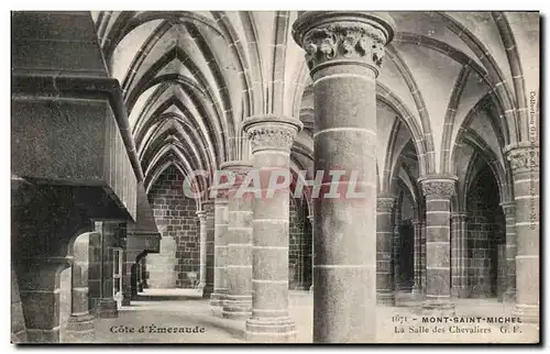 Cartes postales Cote d'Emevaude Mont Saint MIchel La Salle Des Chevaliers
