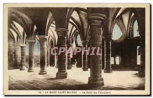 Cartes postales Le Mont Saint MIchel La Salle Des Chevaliers