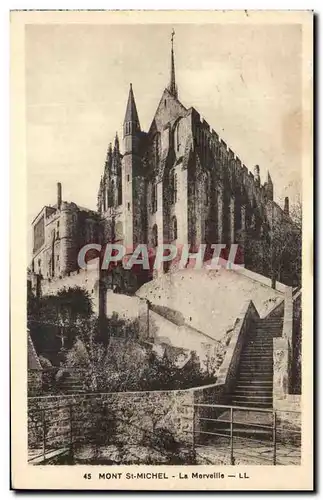 Cartes postales Le Mont Saint Michel La Merveille