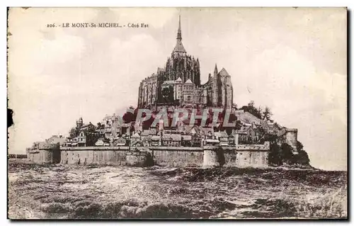 Cartes postales Le Mont St Michel Cote Est