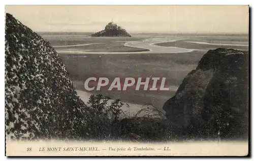 Cartes postales Le Mont St Michel Vue Prise de Tombelaine