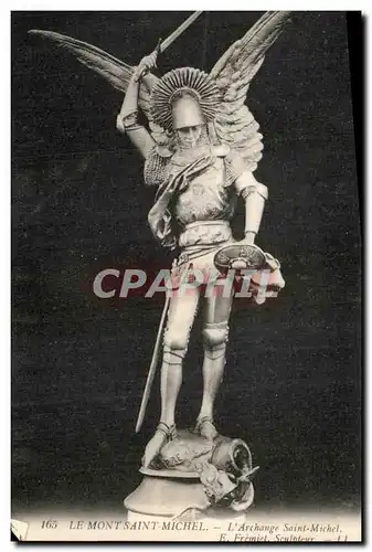 Cartes postales Le Mont St Michel L'Archange Saint Michel