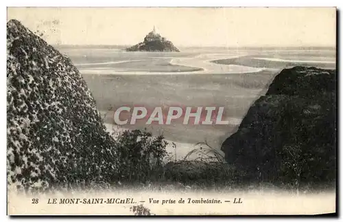 Cartes postales Le Mont St Michel Vue Prise de Tombelaine