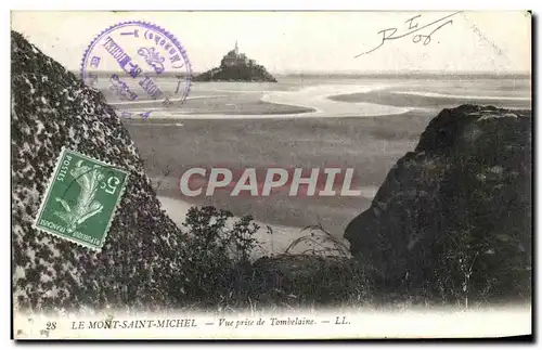 Cartes postales Le Mont St Michel Vue Prise de Tombelaine