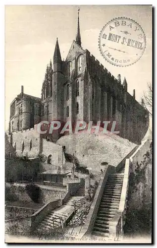 Cartes postales Le Mont St Michel Le Chateau et la Merveille