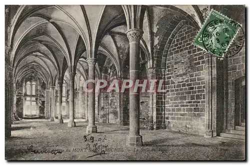 Cartes postales Abbaye du Mont Saint Michel La salle des fetes