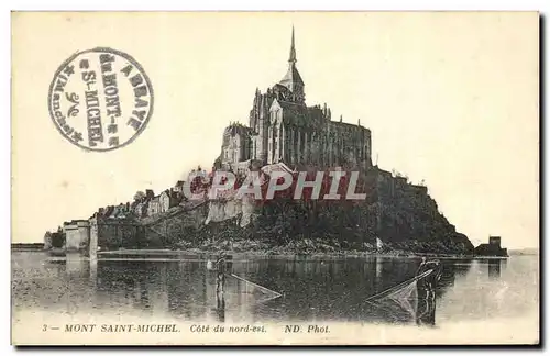 Ansichtskarte AK Mont Saint Michel Cote du nord est Pecheur