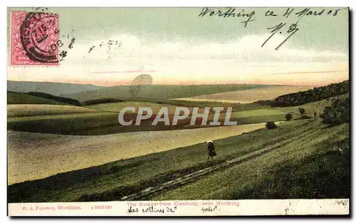 Cartes postales The Downs from Ginsbury near worthing