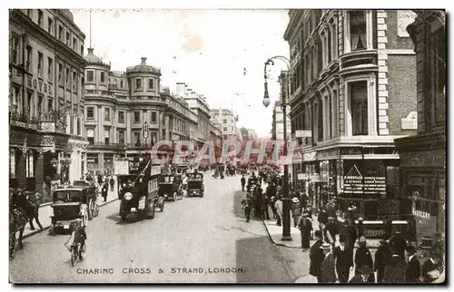 Cartes postales Charing Cross Strand London