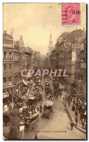 Cartes postales London cheapside