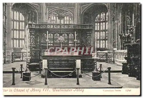 Cartes postales Altar in Chapel Of Henry VII Westminster