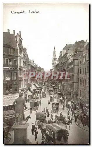 Cartes postales Cheapside London