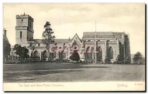 Cartes postales The East And West Parish Churches Stirling