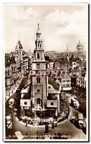 Cartes postales St Chement Dane&#39s Law Courts London