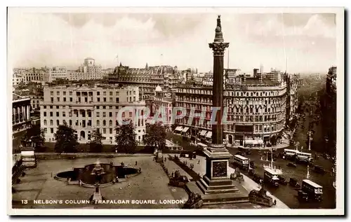 Ansichtskarte AK Nelson&#39s Column Trafalgar Square London