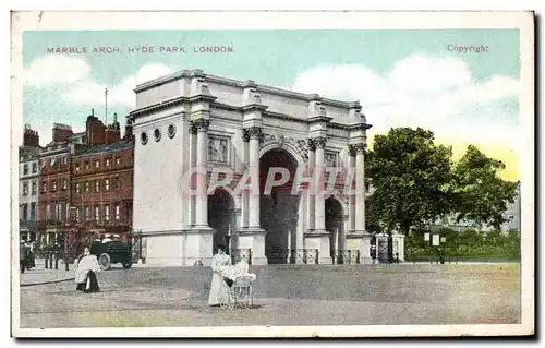 Ansichtskarte AK Marble Arch Hyde Park London