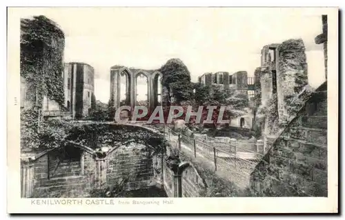 Cartes postales Kenilworth Castle From banqueting hall