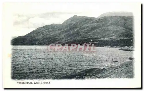 Ansichtskarte AK Rowardennan Loch Lomond