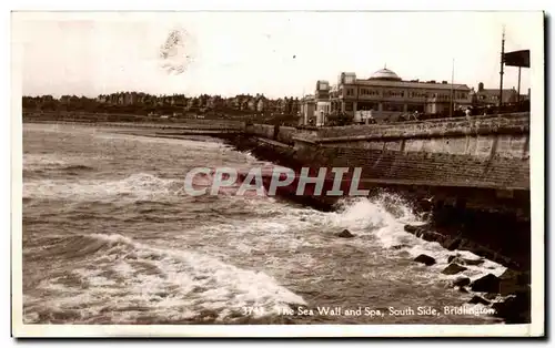 Cartes postales The Sea Wall And Spa South Side Bridlington