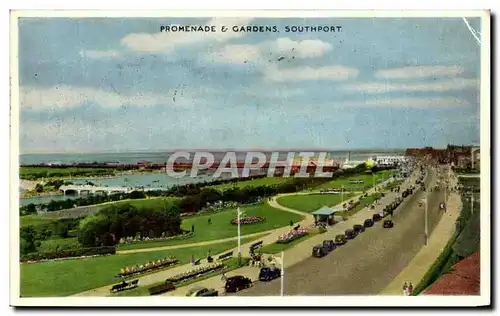 Ansichtskarte AK Promenade Gardens Southport