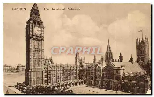 Cartes postales London The Houses of Parliament