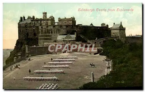 Cartes postales Edinburgh Castle from Esplanade