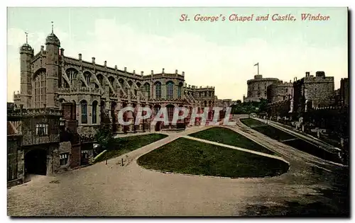 Cartes postales St George&#39s Chapel and Castle Windsor