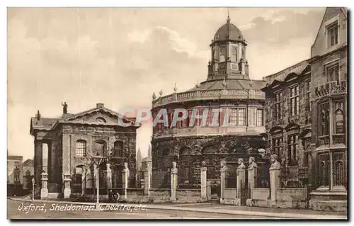 Cartes postales Oxford Sheldonian Theatre etc