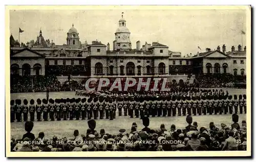 Cartes postales Trooping of the Colours Horse Huards parade London