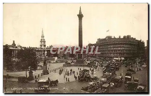 Cartes postales London Trafalgar Square