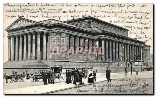 Cartes postales St George&#39s Hall Liverpool