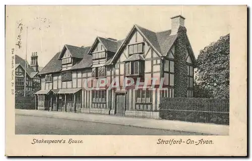 Cartes postales Shakespeare&#39s House Stratford On Avon