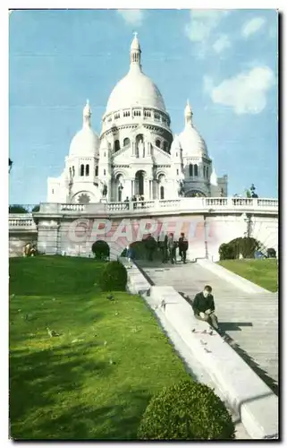 Cartes postales moderne Paris Sacre Coeur Montmartre